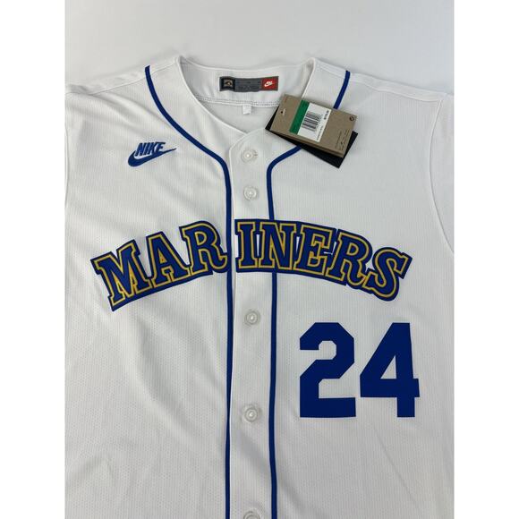 Ken Griffey Jr. Seattle Mariners Nike Throwback Cooperstown Limited Jersey XL - Picture 3 of 9